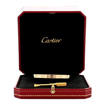 Cartier 18K Yellow Gold LOVE Bracelet 17 5 of 5