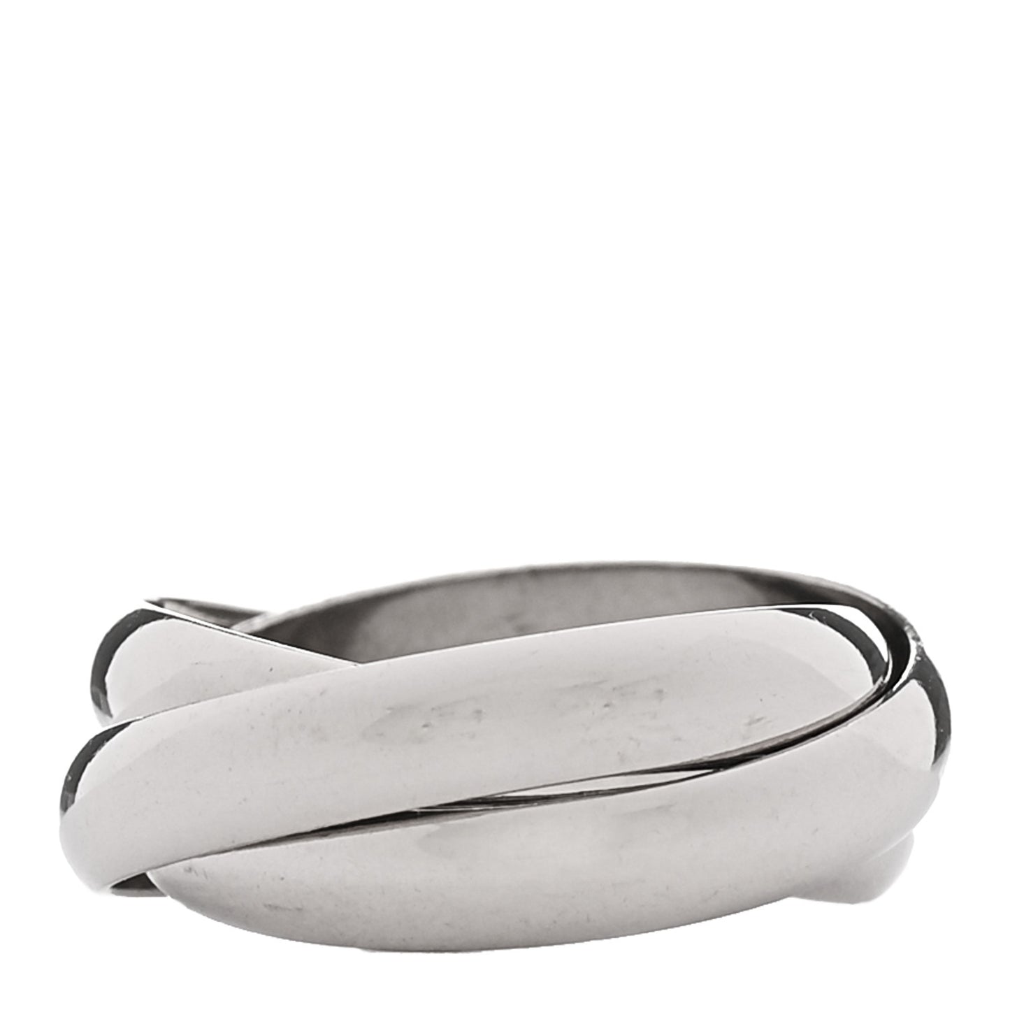 18K White Gold Classic Trinity Ring 52 6