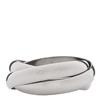 Cartier 18K White Gold Classic Trinity Ring 52 6 3 of 4