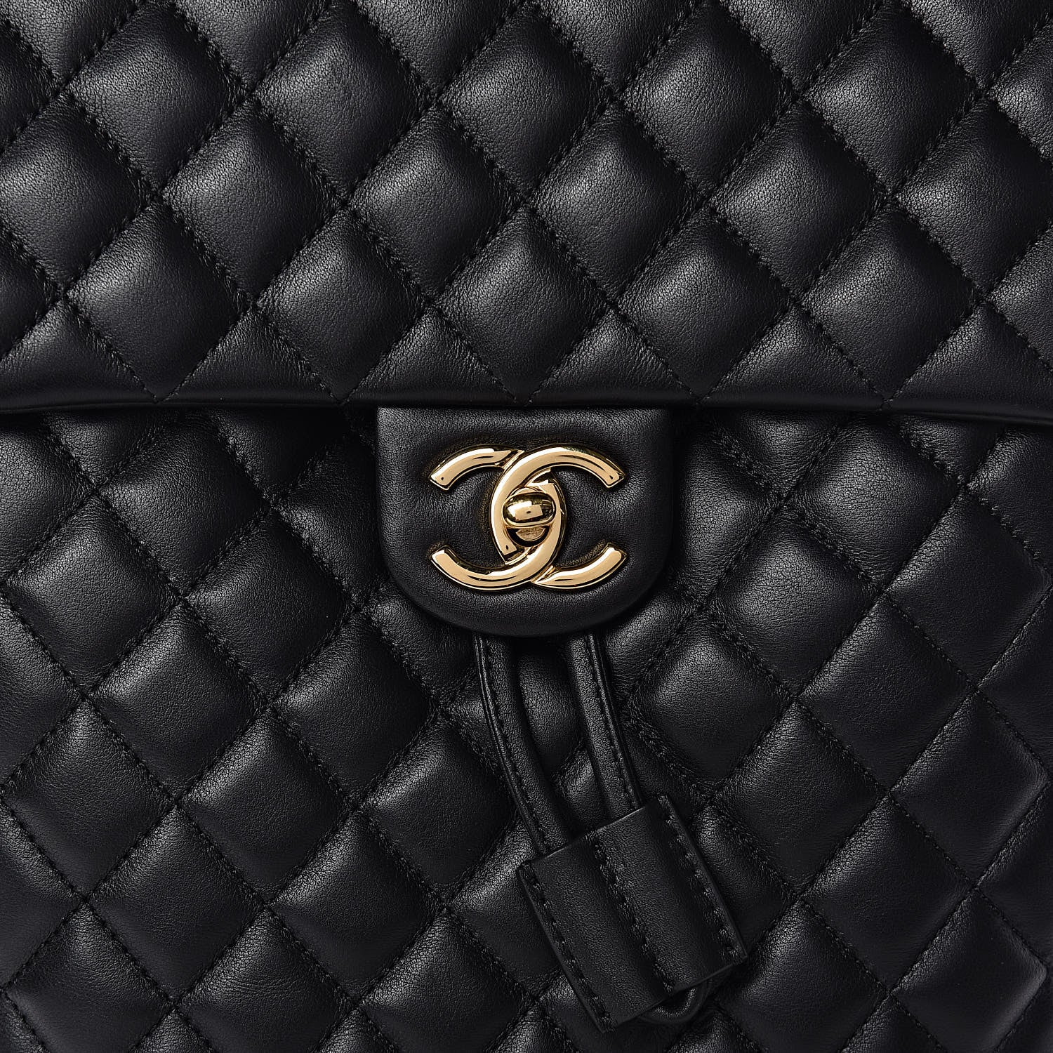 Chanel Lambskin Quilted Large Urban Spirit Backpack Black 10 of 11