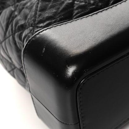 Chanel Aged Calfskin Quilted Gabrielle Backpack Black 9 of 14