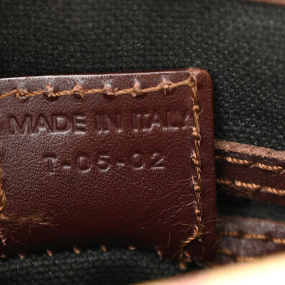 Burberry Haymarket Check Studded Bowler Brown 7 of 16