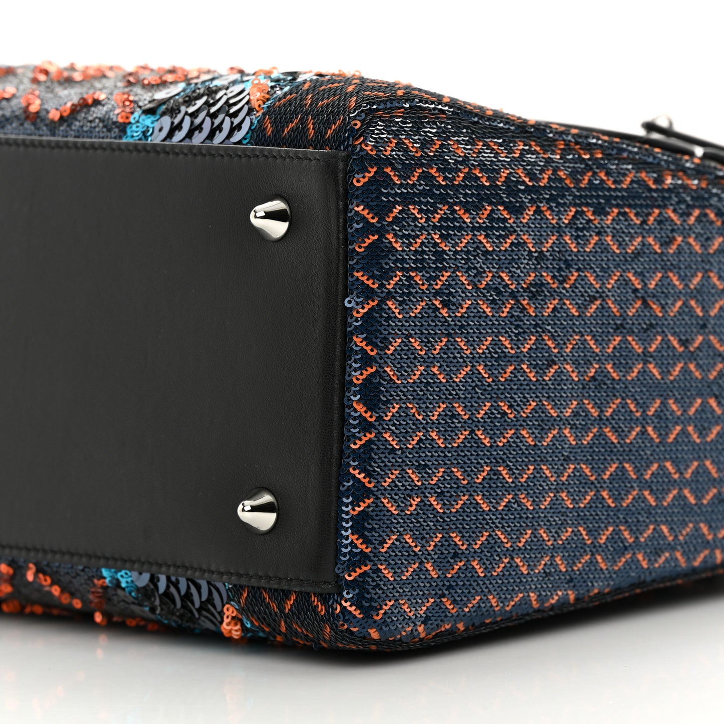 Sequin Medium Lady Dior Black Multicolor