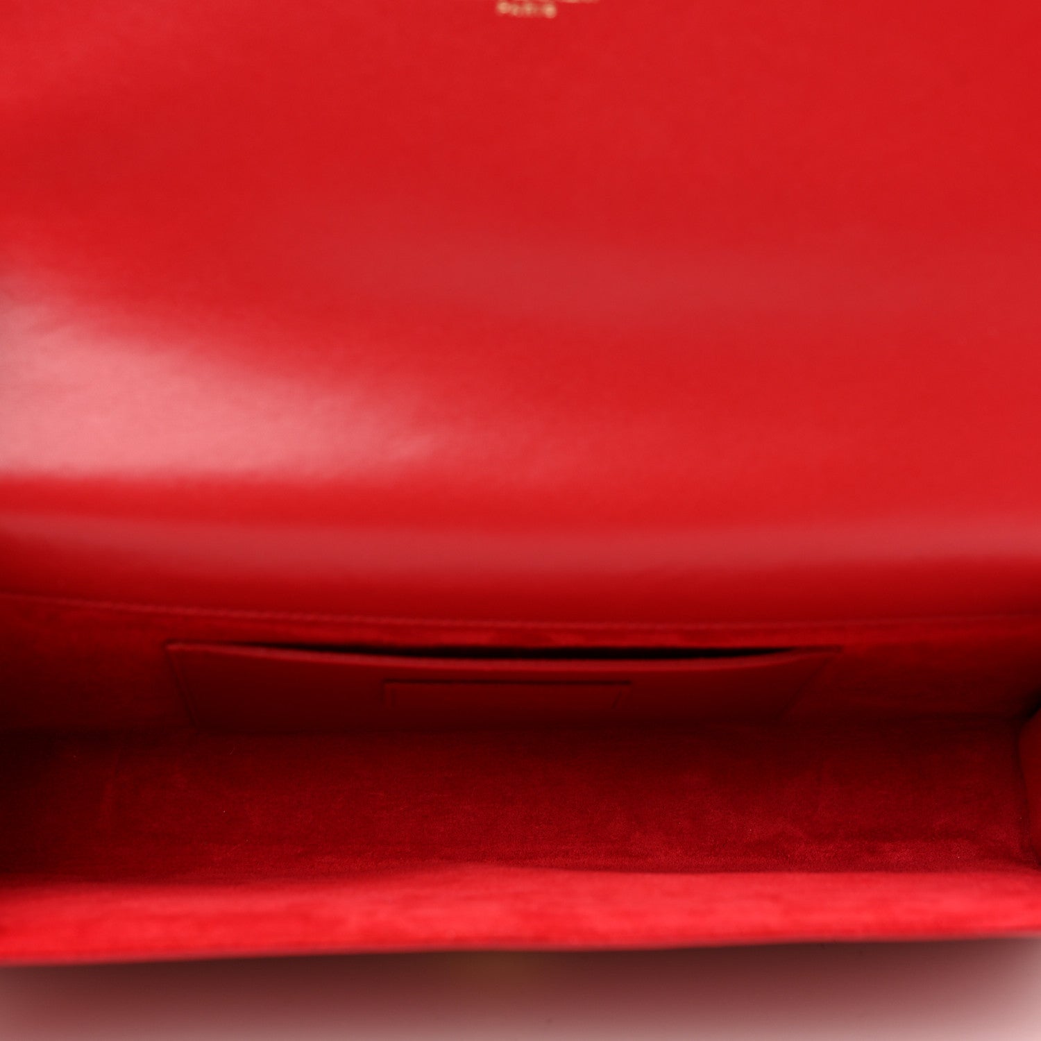 Saint Laurent Smooth Calfskin Classic Monogram Cassandre Clutch Red 5 of 7