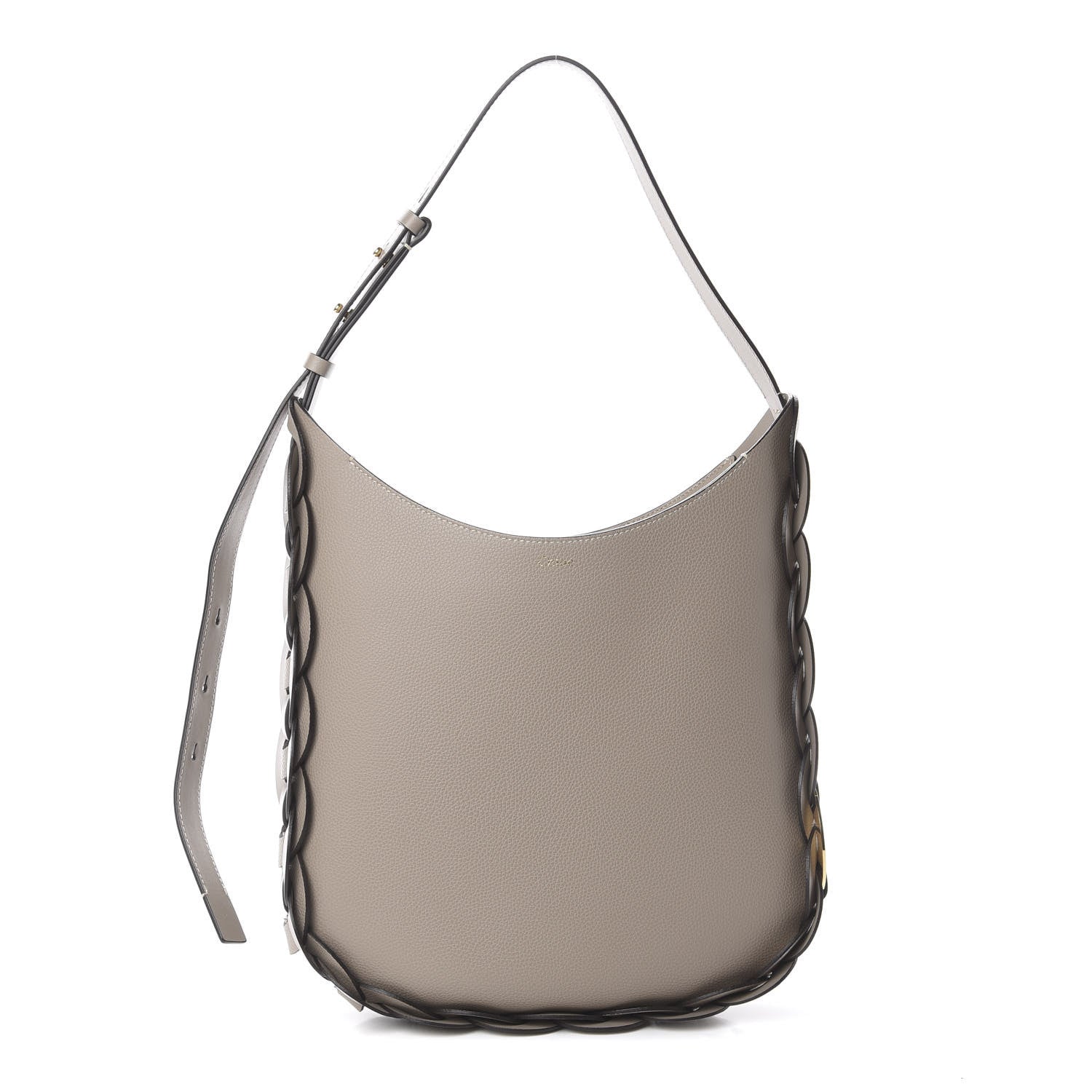 Chloe Small Grain Smooth Calfskin Medium Darryl Hobo Motty Grey 1 of 8