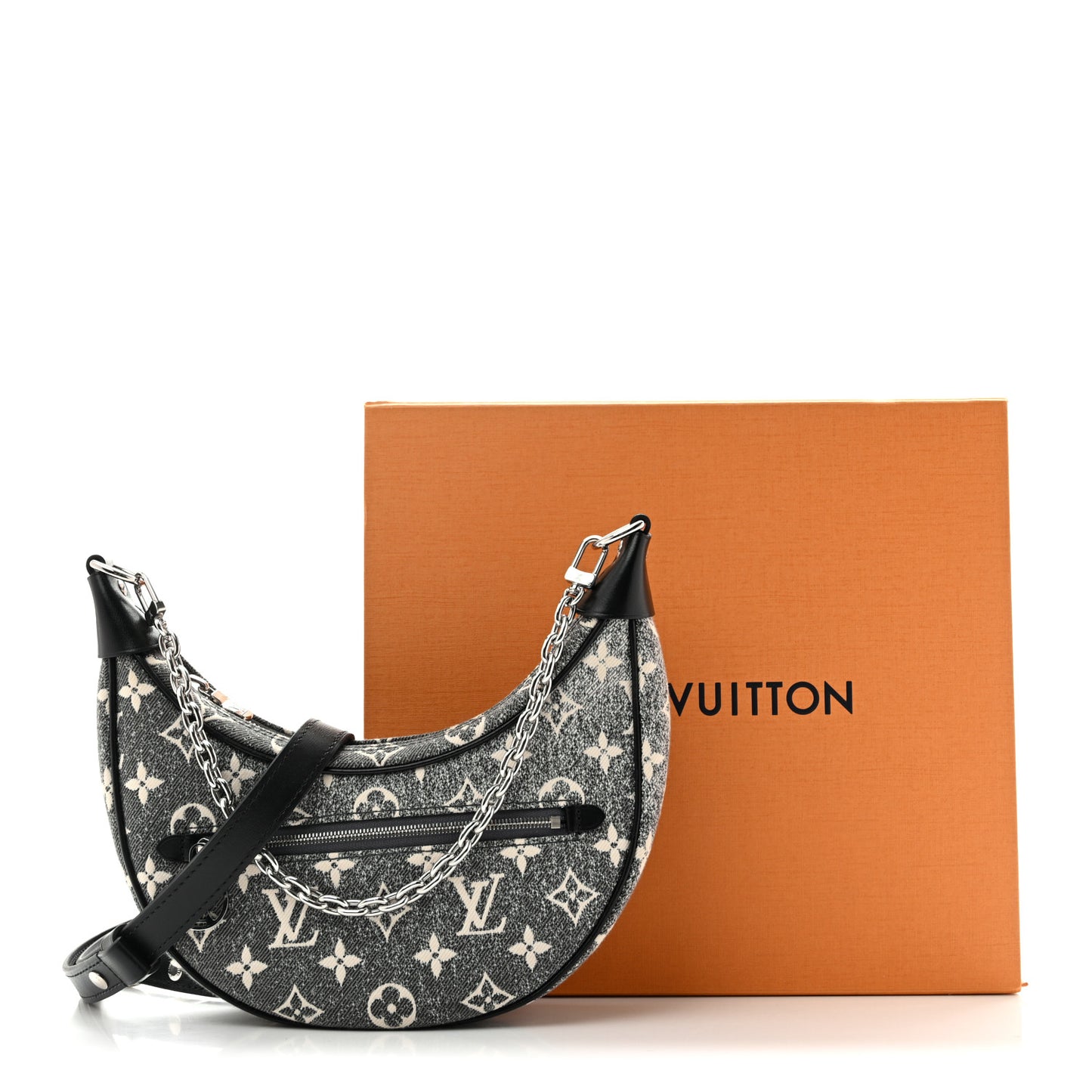 Monogram Jacquard Denim Loop Bleu