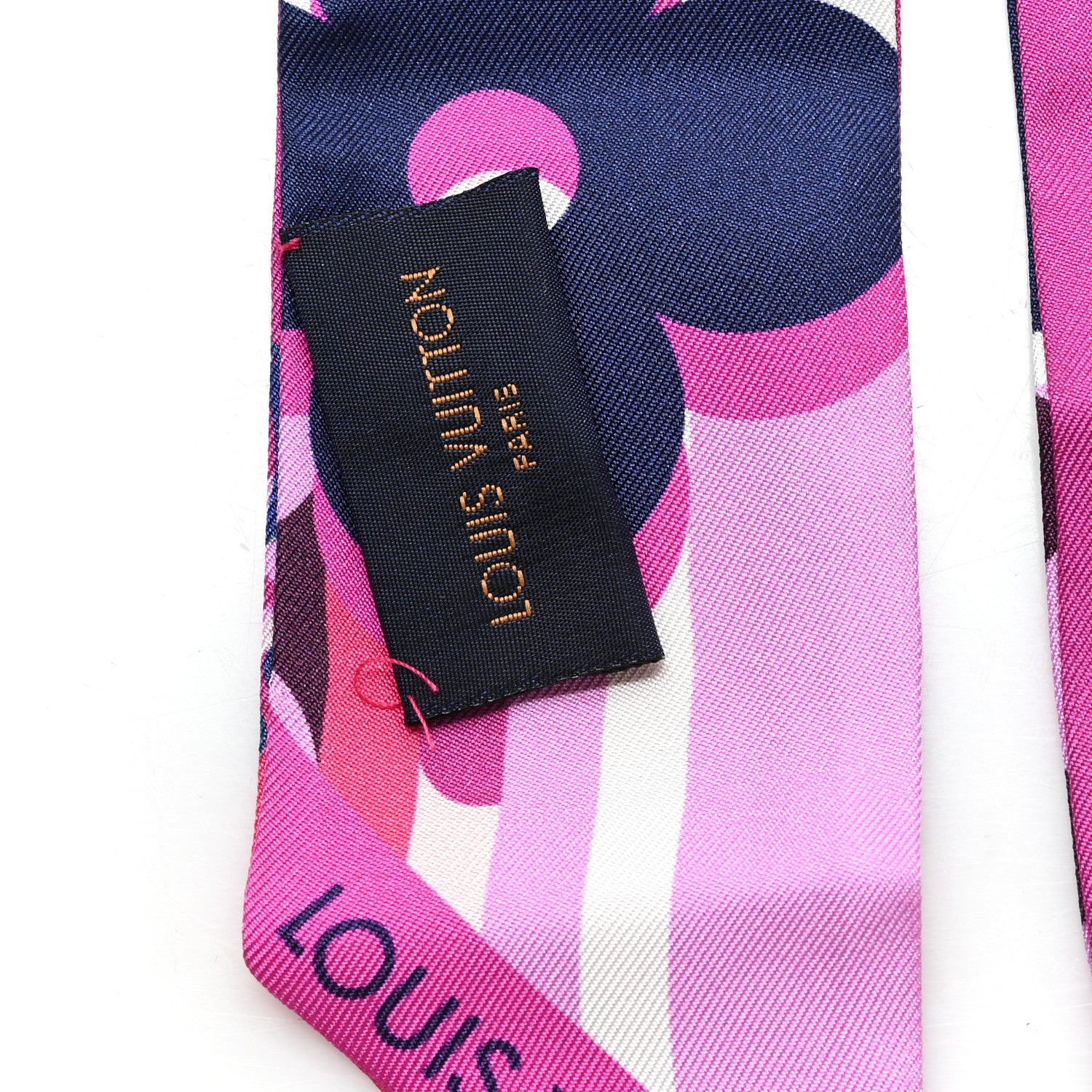 Louis Vuitton Silk Pop Monogram BB Bandeau Magenta 3 of 3