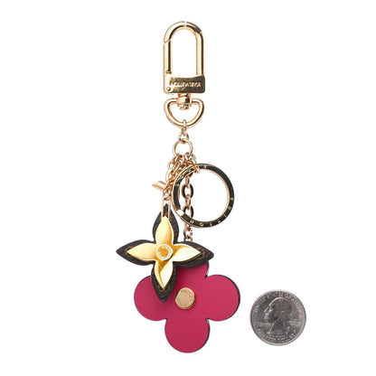 Louis Vuitton Monogram Blooming Flowers Bag Charm Key Holder Brown 2 of 4