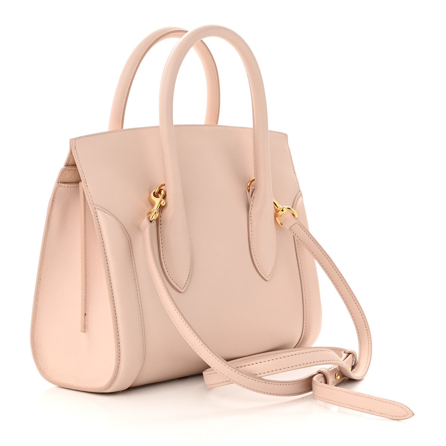 Alexander McQueen Sweet Calfskin Small Heroine 30 Nude 3 of 16