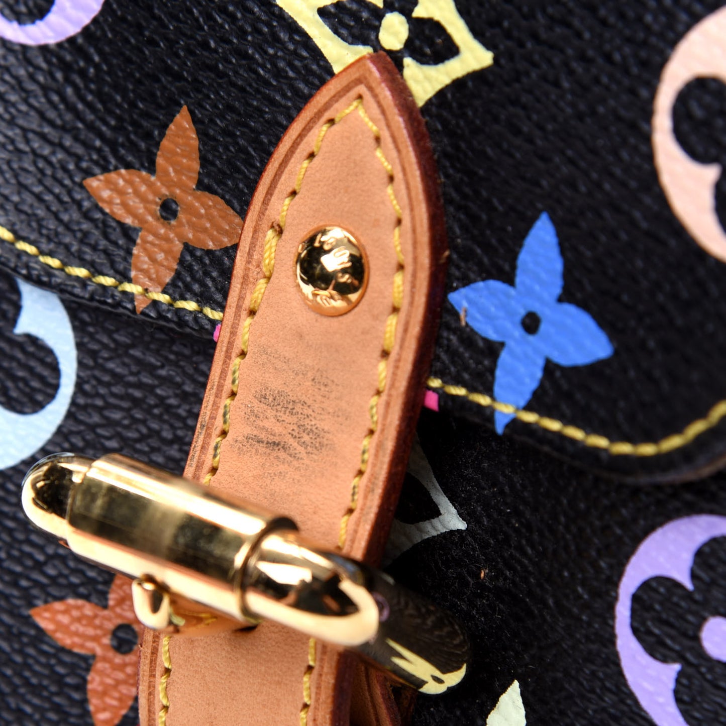Monogram Multicolor Petit Noe Black