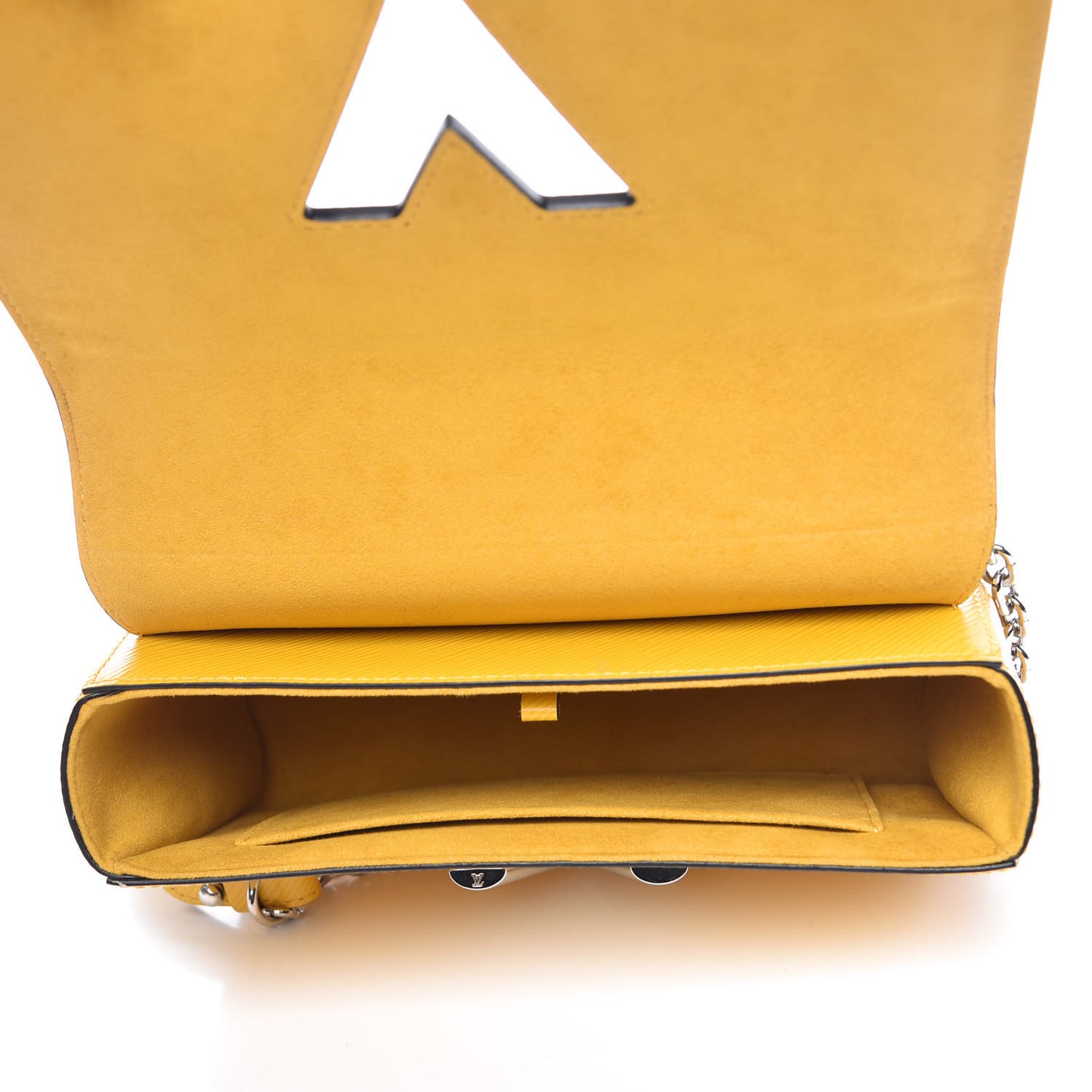 Epi Early Bird Twist Shoulder Bag MM Jonquille