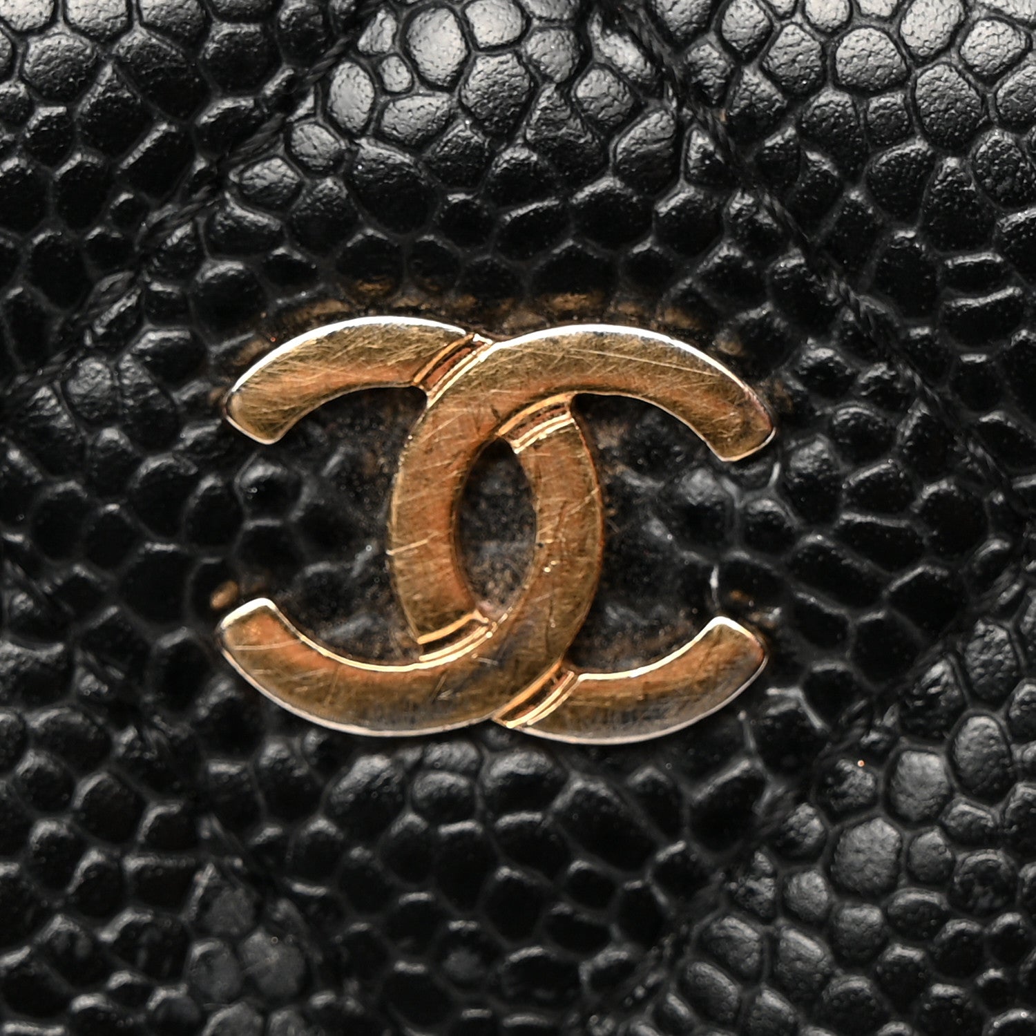 Chanel Caviar Quilted Large Gusset Zip Around Wallet Black 13 of 21