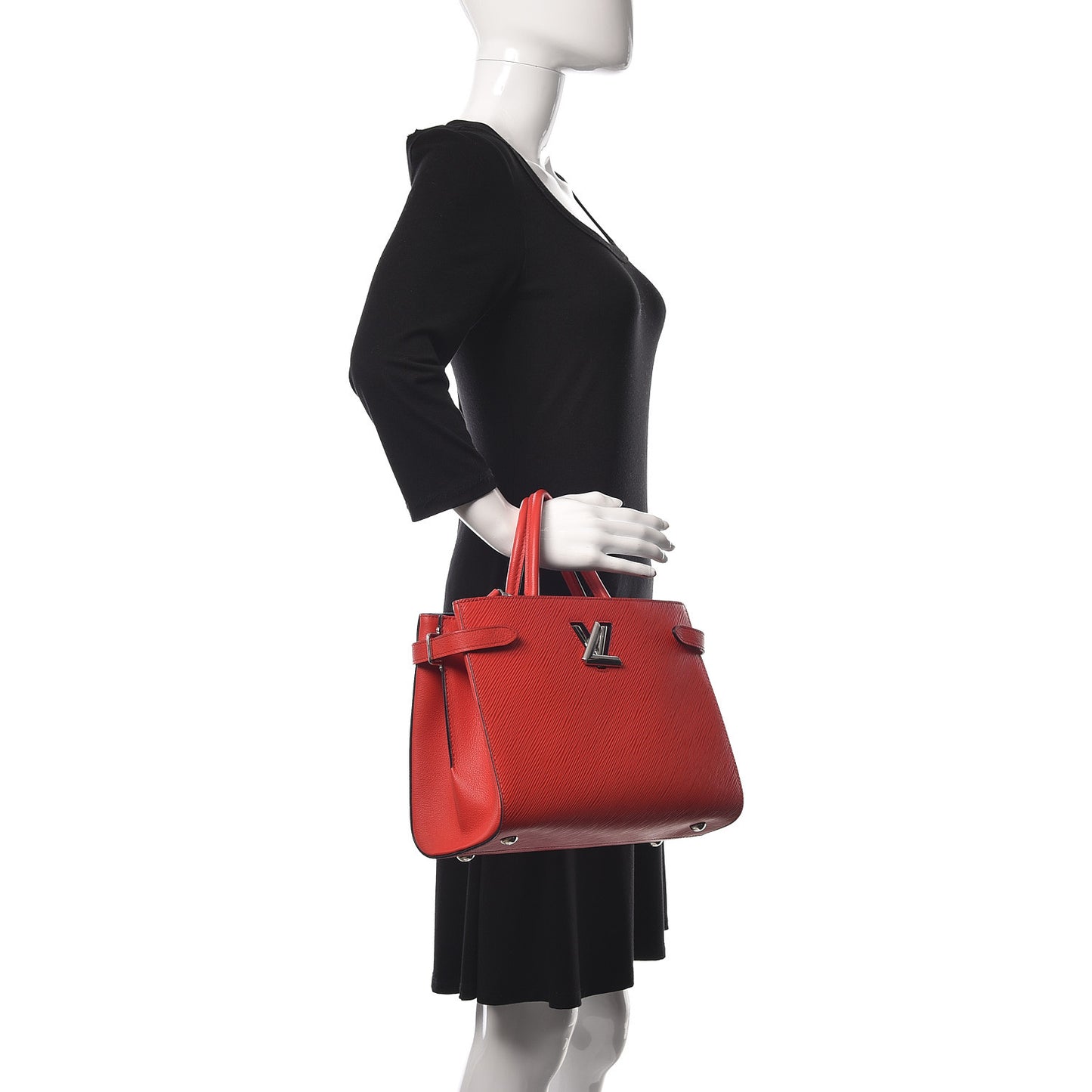 Epi Twist Tote Coquelicot