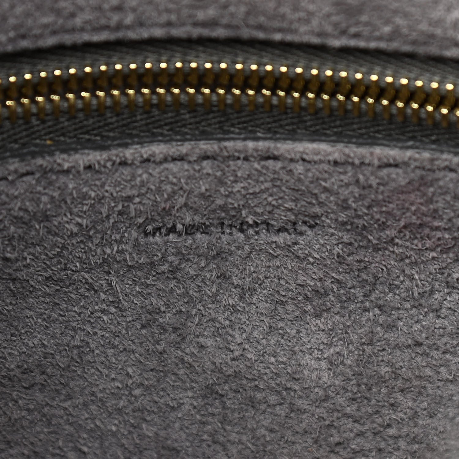Celine Soft Grained Calfskin Small Sangle Bucket Bag Grey 6 of 11
