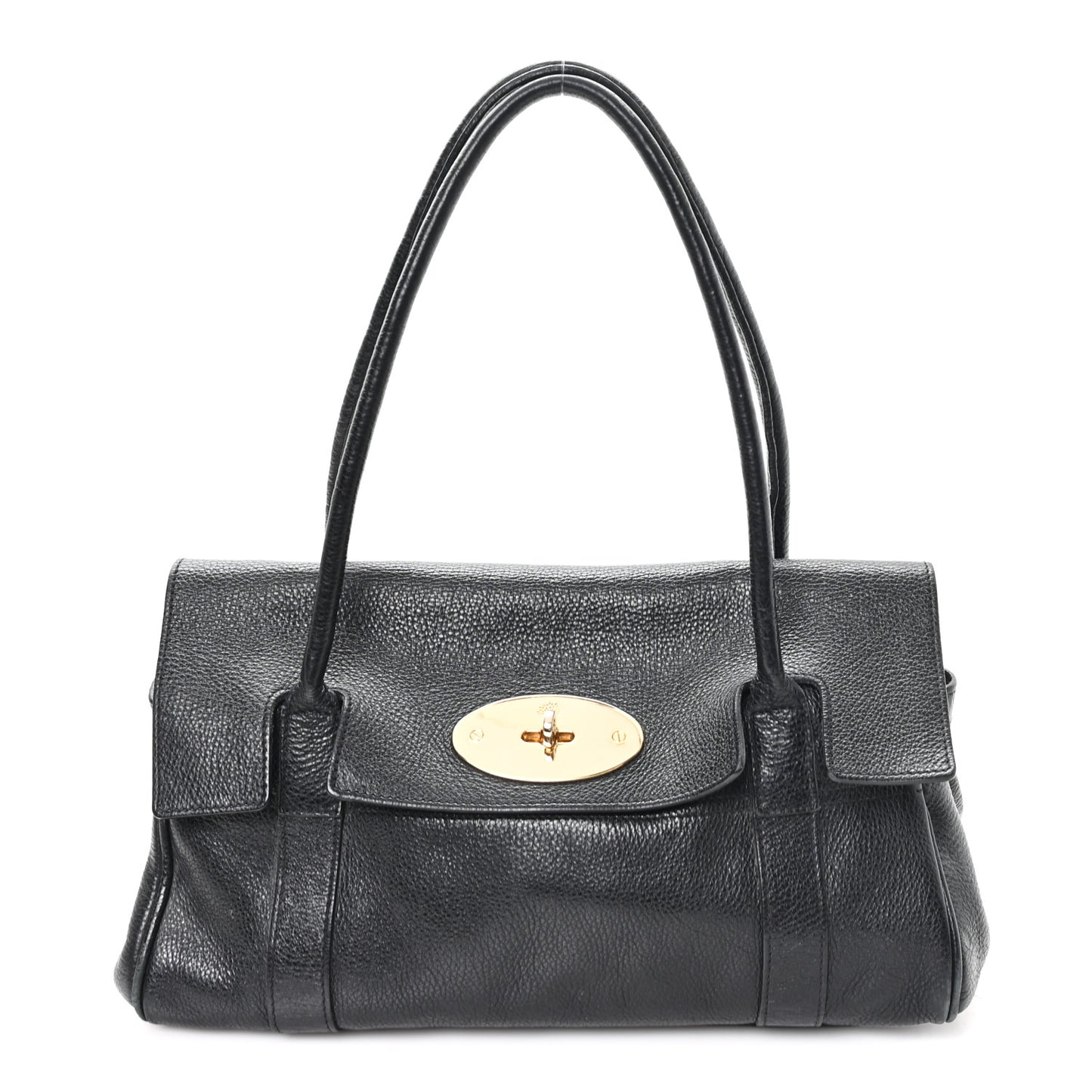 Natural Leather Small Bayswater Black