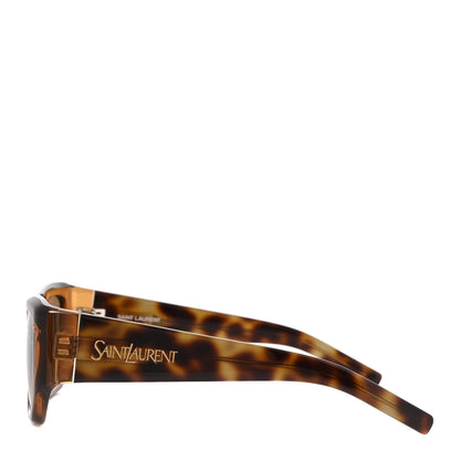 Saint Laurent Acetate SL 740 Square Sunglasses Grey Brown Havana 3 of 7