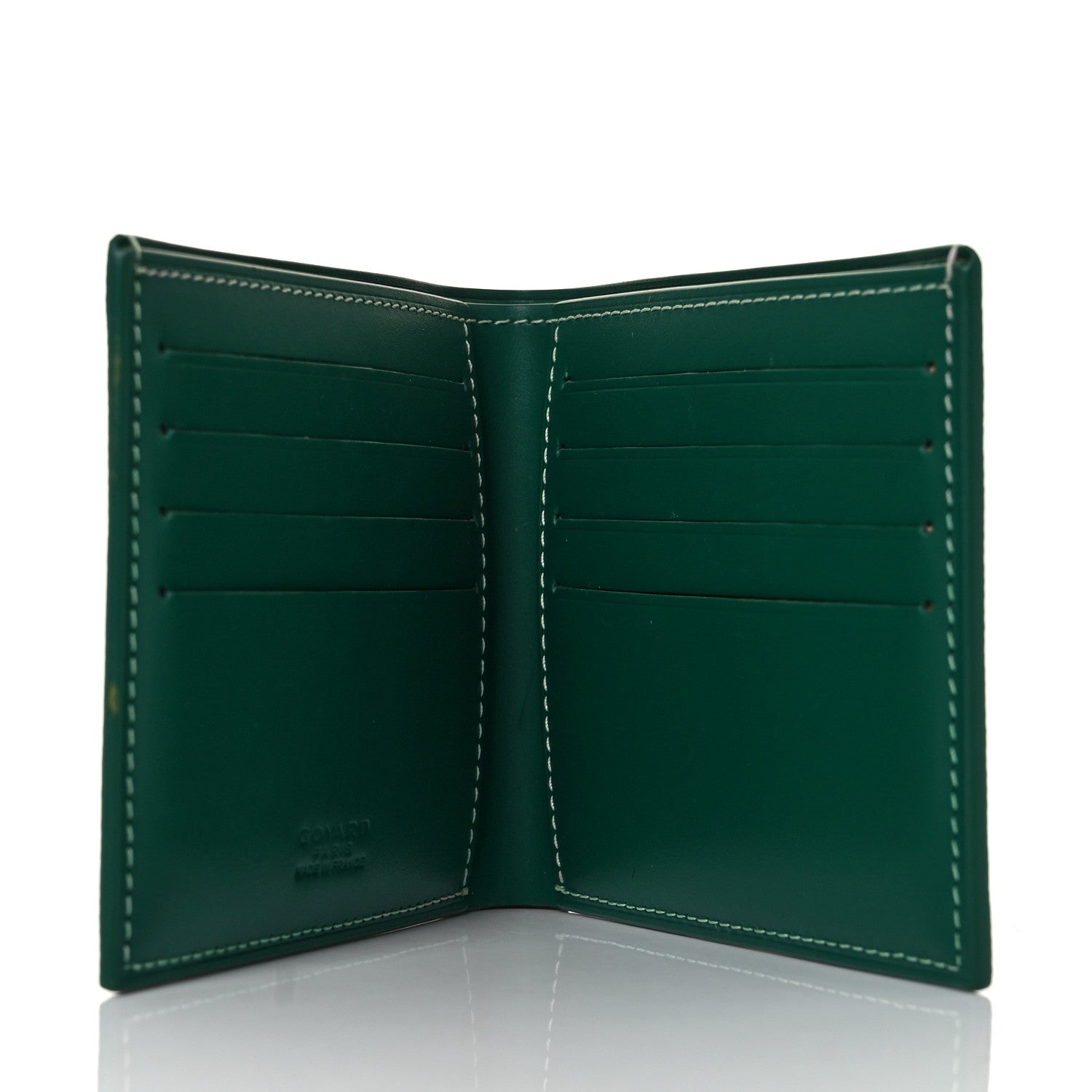 Goyard Goyardine Bifold Victoire Wallet Green 5 of 8