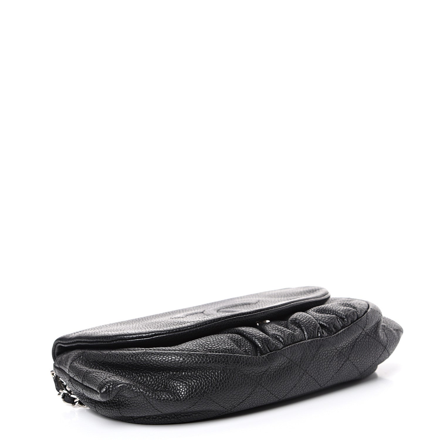 Chanel Caviar Half Moon Wallet On Chain WOC Black 3 of 10