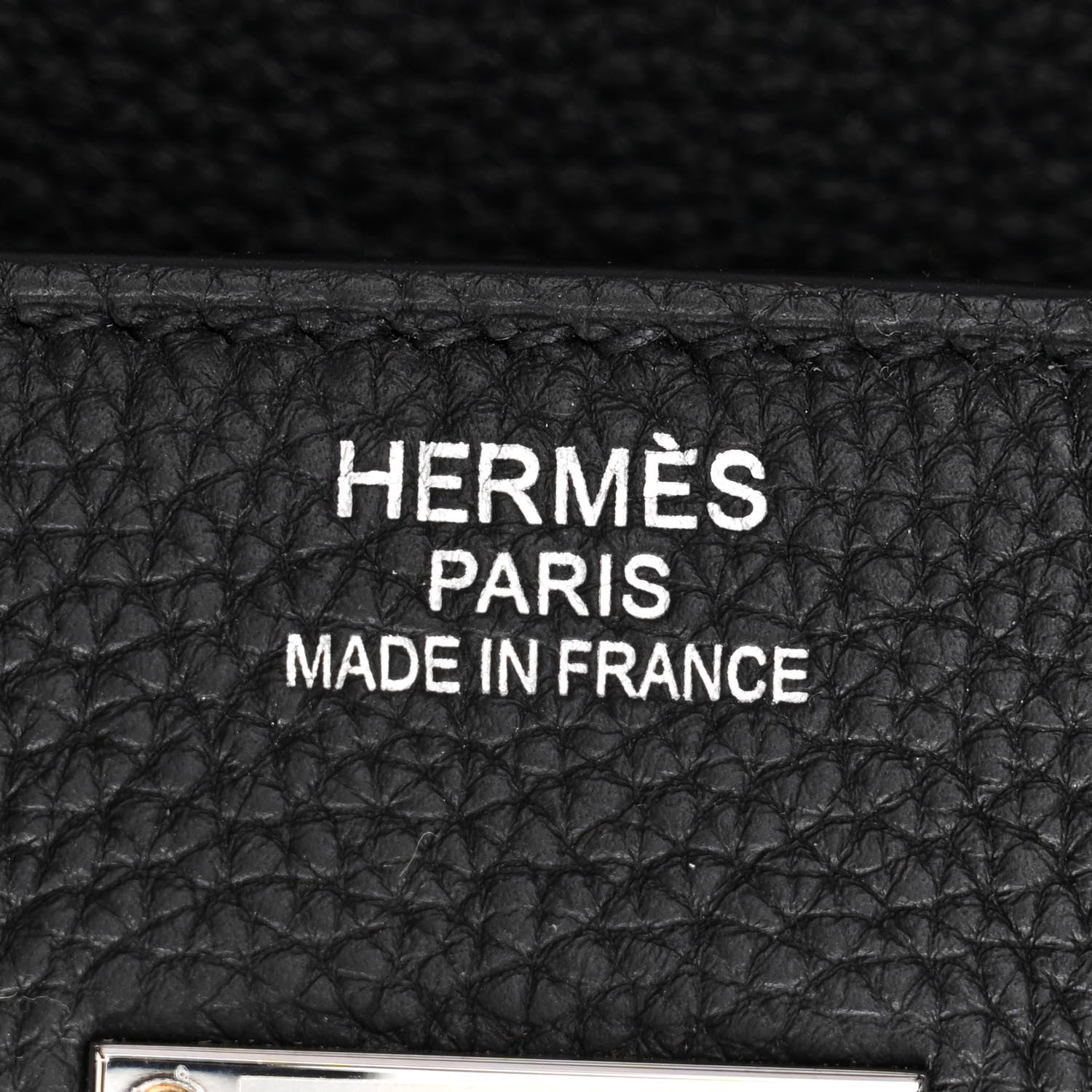 Hermes Togo Toile HAC Travel Birkin 40 Black 6 of 11