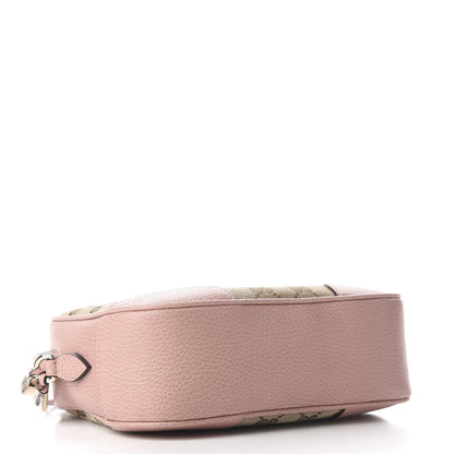 Gucci Monogram Mini Bree Messenger Bag Beige Soft Pink 3 of 9