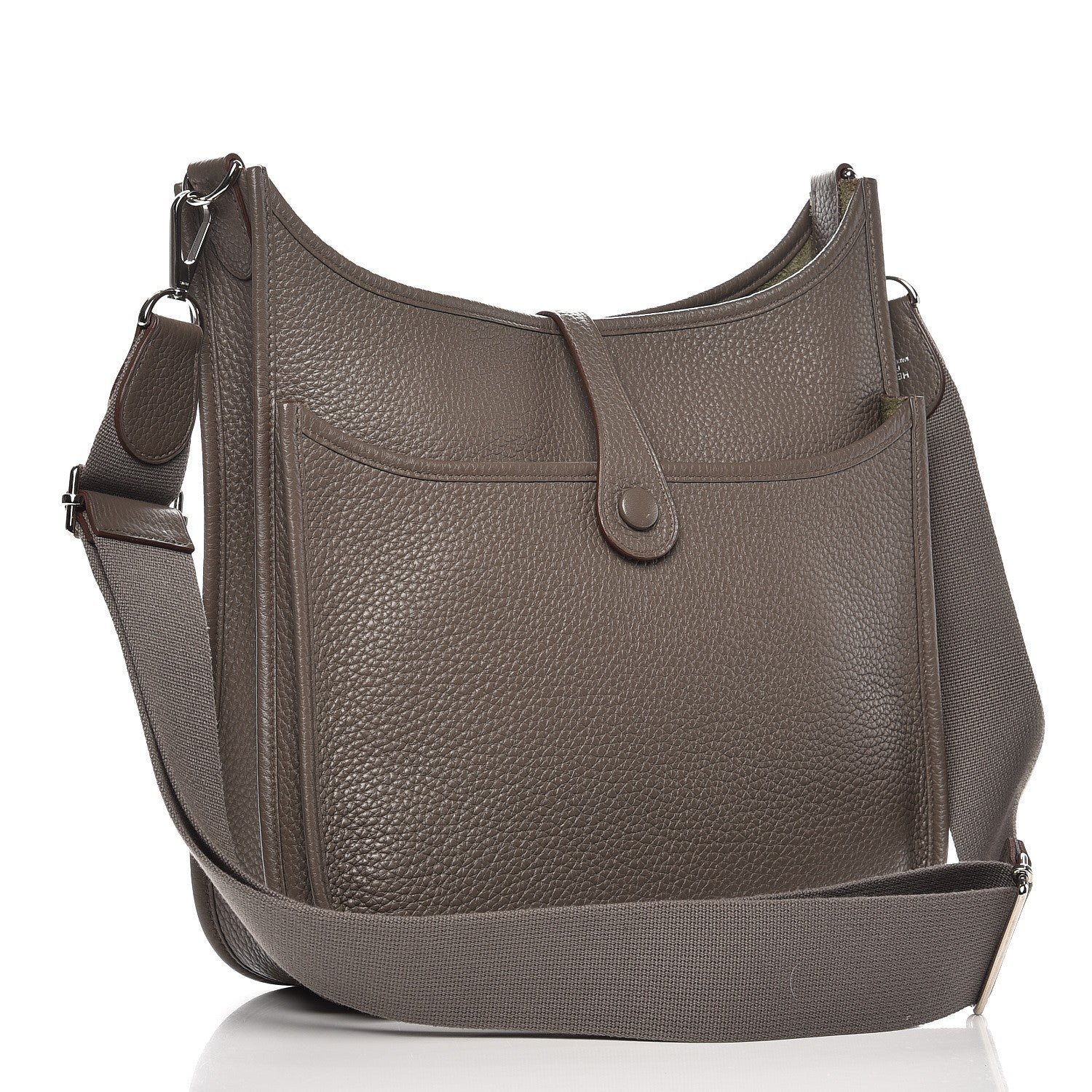 Hermes Taurillon Clemence Evelyne III PM Etain 3 of 9