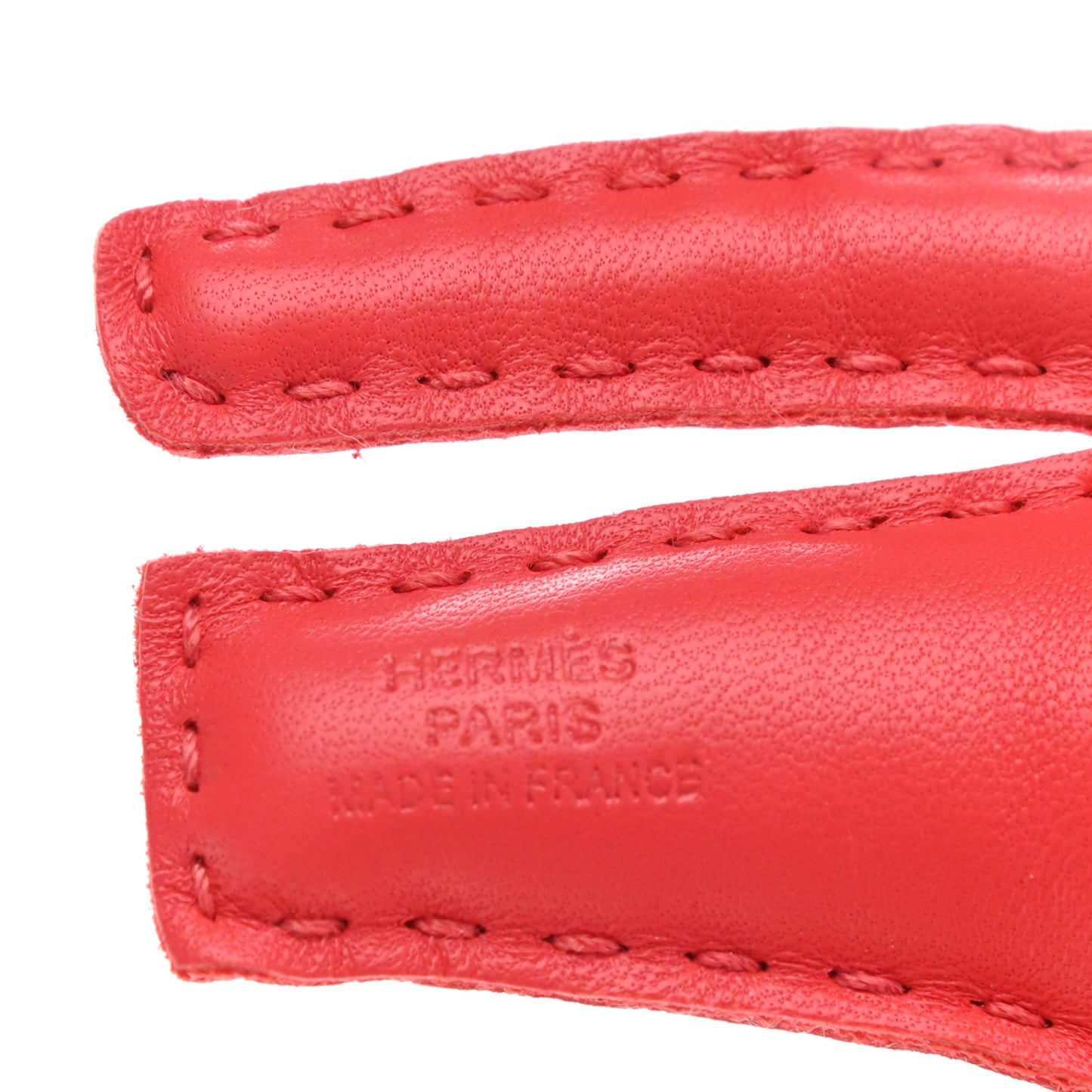 Milo Lambskin Rooroo Bag Charm Rose Texas Rouge Indien