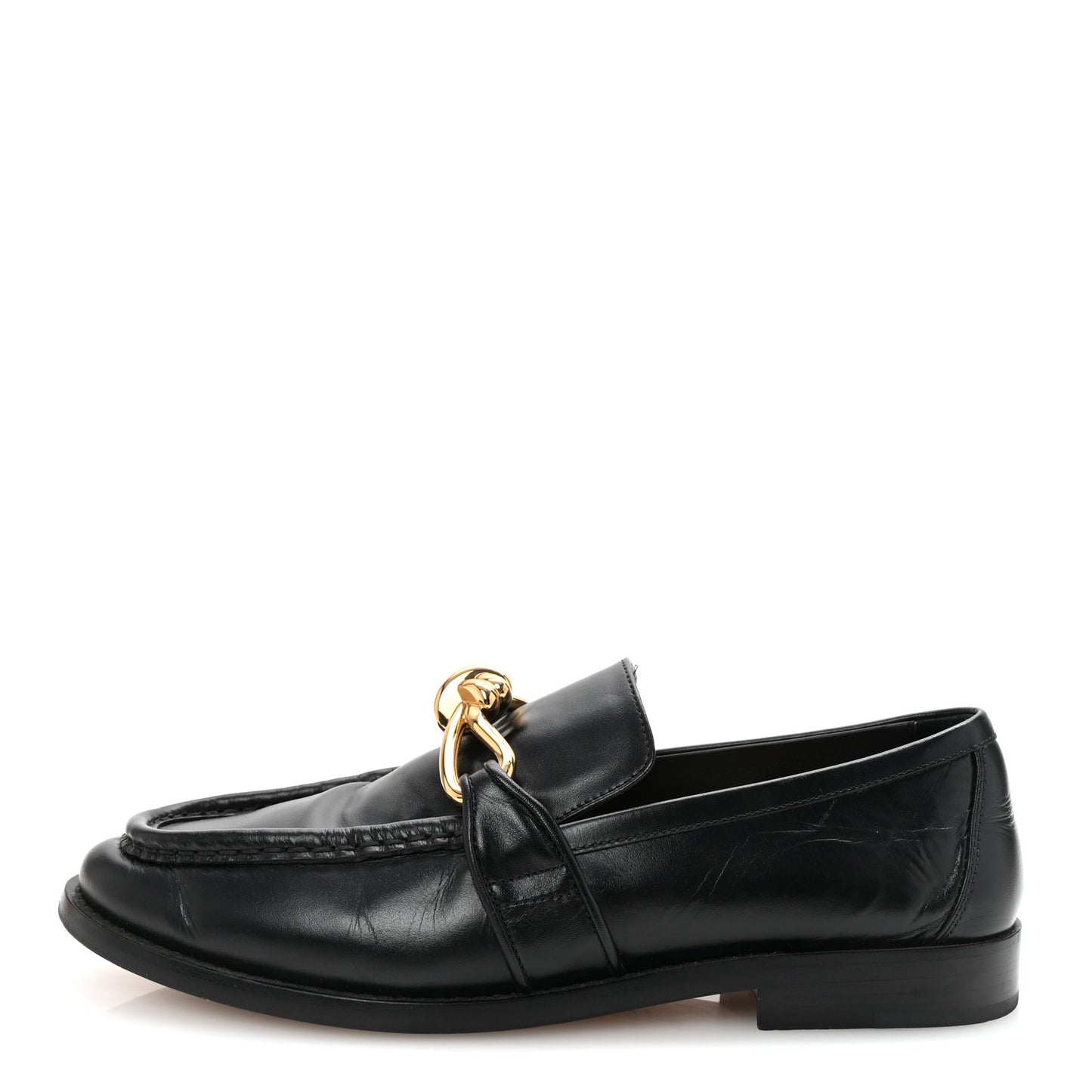 Calfskin Monsieur Loafers 40.5 Black
