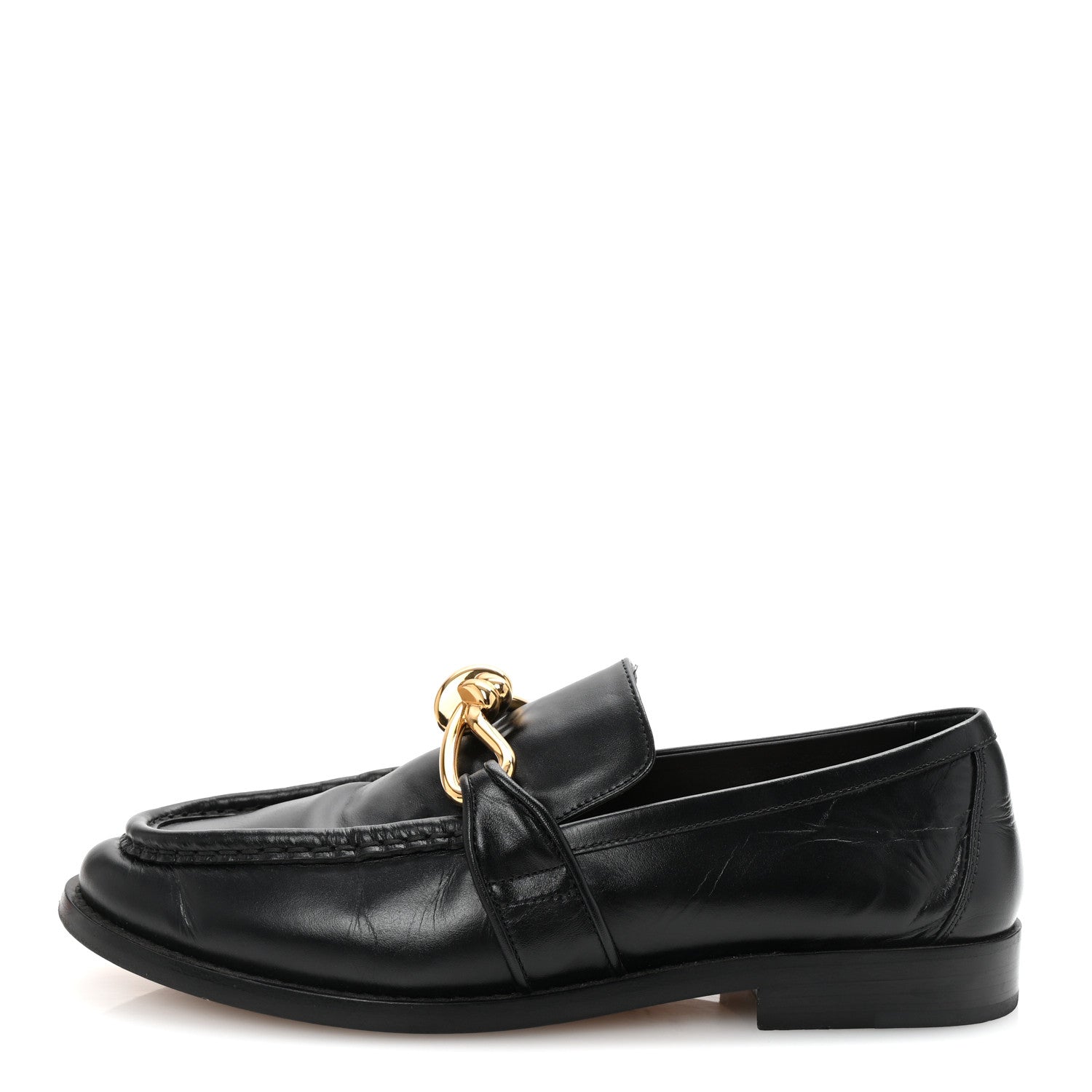 Bottega Veneta Calfskin Monsieur Loafers 40.5 Black 1 of 8