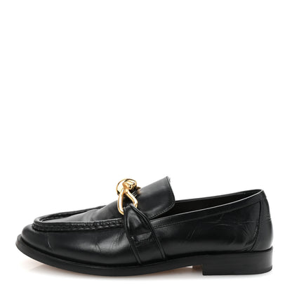 Bottega Veneta Calfskin Monsieur Loafers 40.5 Black 1 of 8