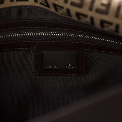Fendi Zucchino Baguette Dark Brown 8 of 12