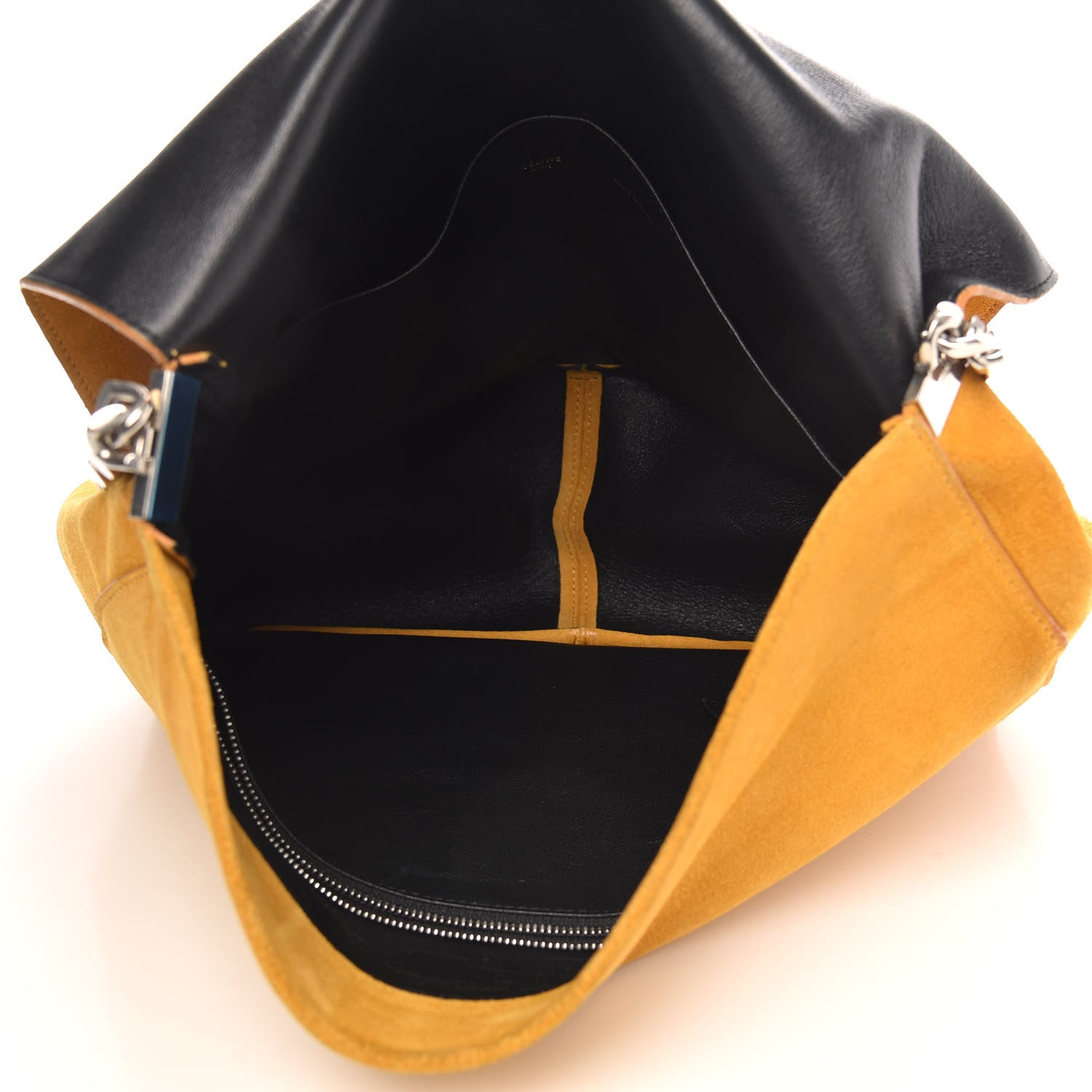 Celine Suede Medium Gourmette Amber 5 of 12