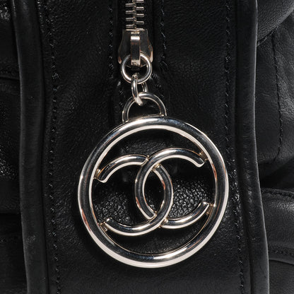Chanel Calfskin Round Bowling Bag Black 8 of 8