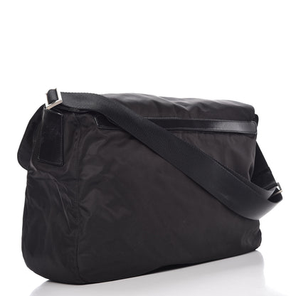 Prada Tessuto Nylon Messenger Bag Black 3 of 14