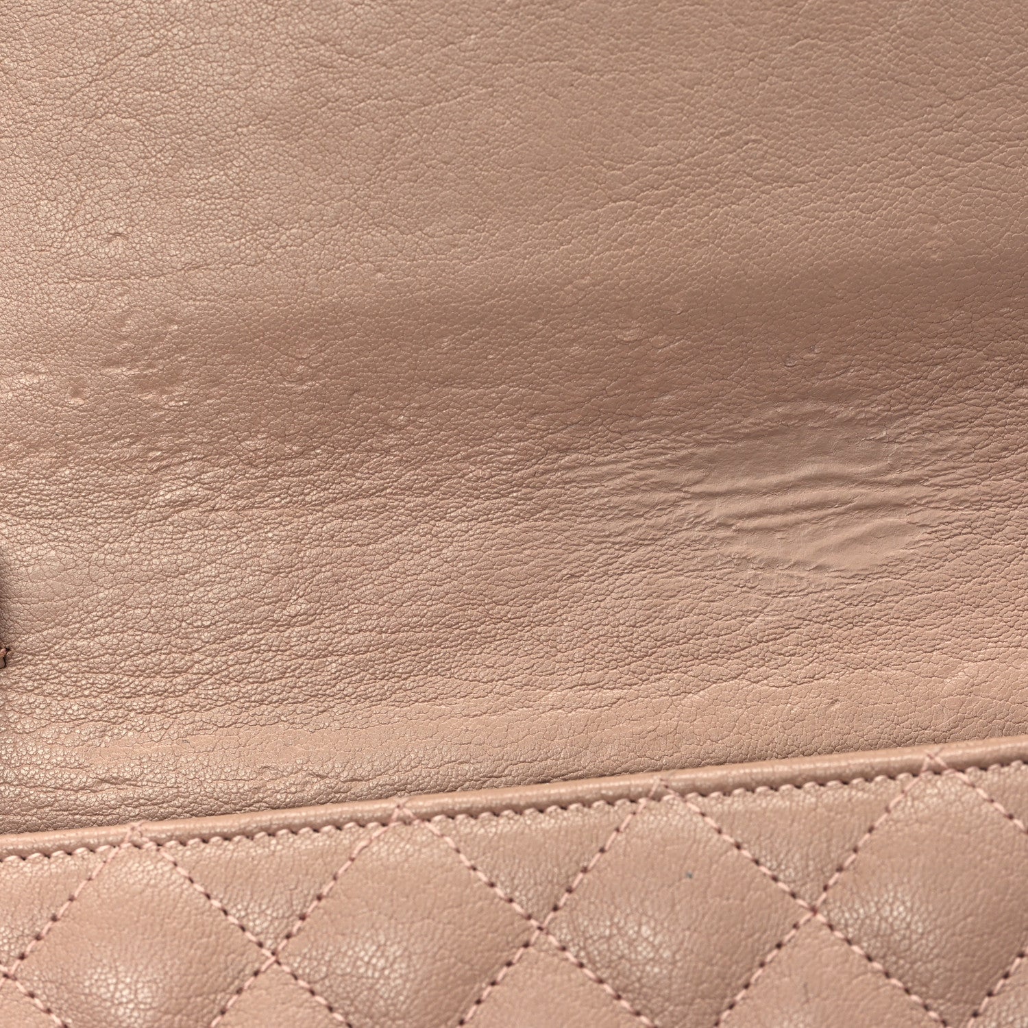 Saint Laurent Sheepskin Tri-Quilt Monogram Envelope Chain Wallet Dark Beige 11 of 13