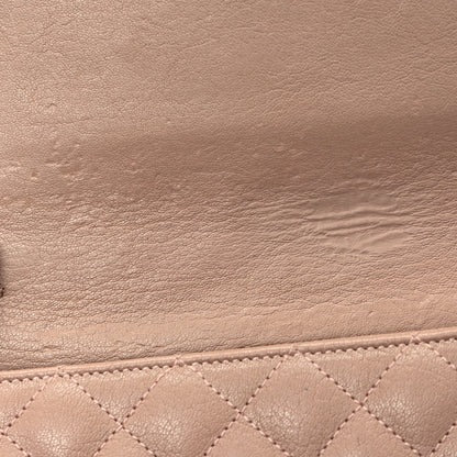 Saint Laurent Sheepskin Tri-Quilt Monogram Envelope Chain Wallet Dark Beige 11 of 13
