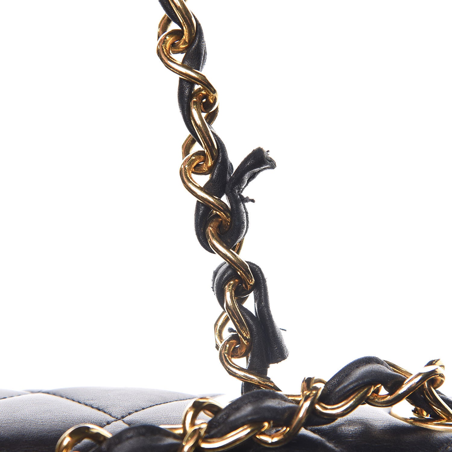 Chanel Lambskin Quilted XL Jumbo Single Flap Black 13 of 13