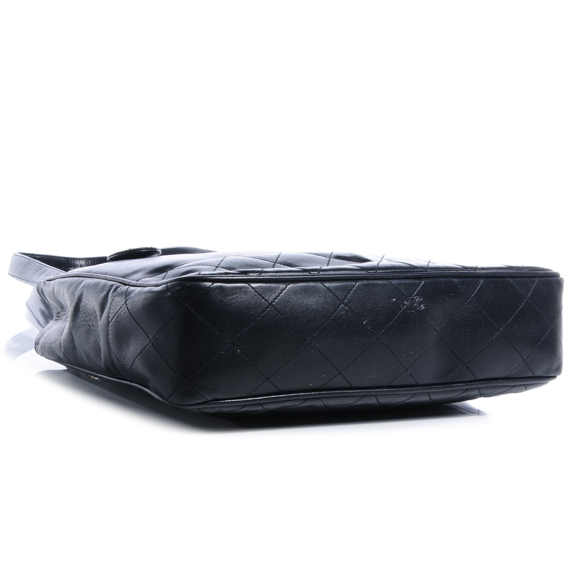 Chanel Lambskin Shopping Tote Black 4 of 8