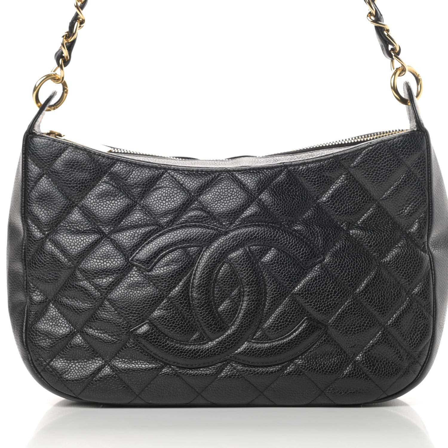 Chanel Caviar Quilted Timeless CC Shoulder Bag Black 8 of 12