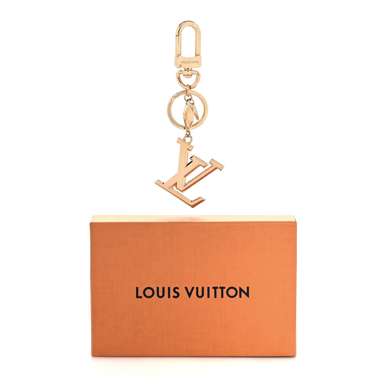 LV Facettes Bag Charm Key Holder Gold