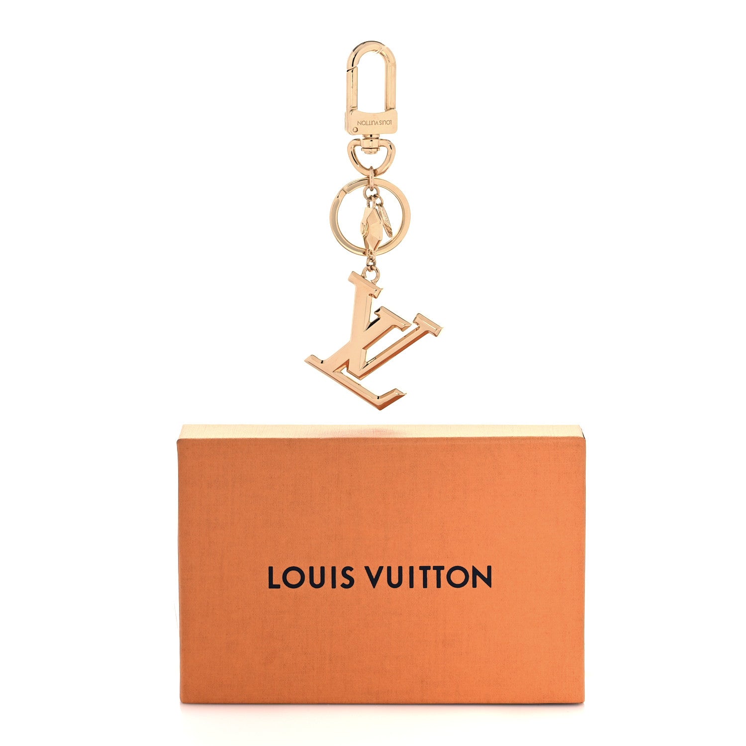 Louis Vuitton LV Facettes Bag Charm Key Holder Gold 3 of 3