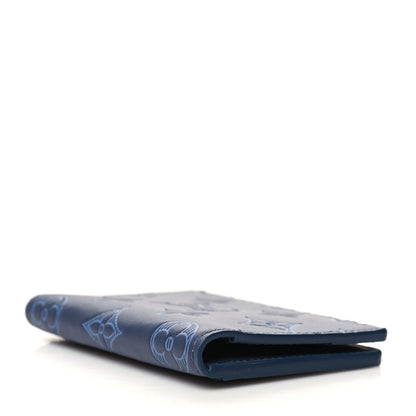 Louis Vuitton Calfskin Monogram Shadow Pocket Organizer Blue 4 of 8