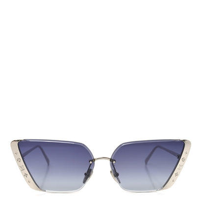 Louis Vuitton Metal LV Moon Cat Eye Sunglasses Z2173U Silver 2 of 7