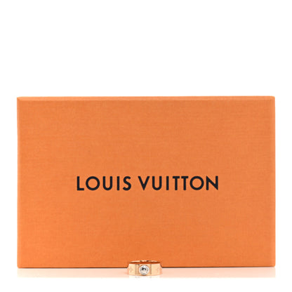 Louis Vuitton Brass Monogram Engraved Nanogram Ring S Pink Gold 9 of 9