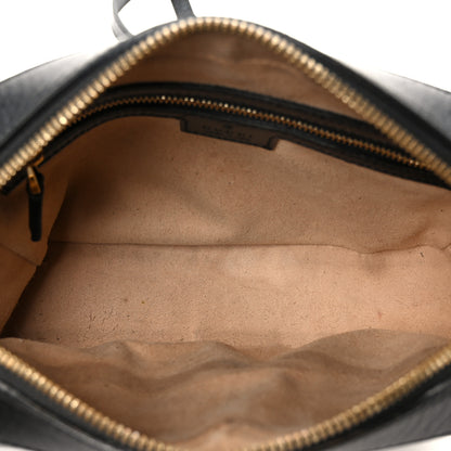 Gucci Textured Calfskin Small Horsebit 1955 Shoulder Bag Black 5 of 11