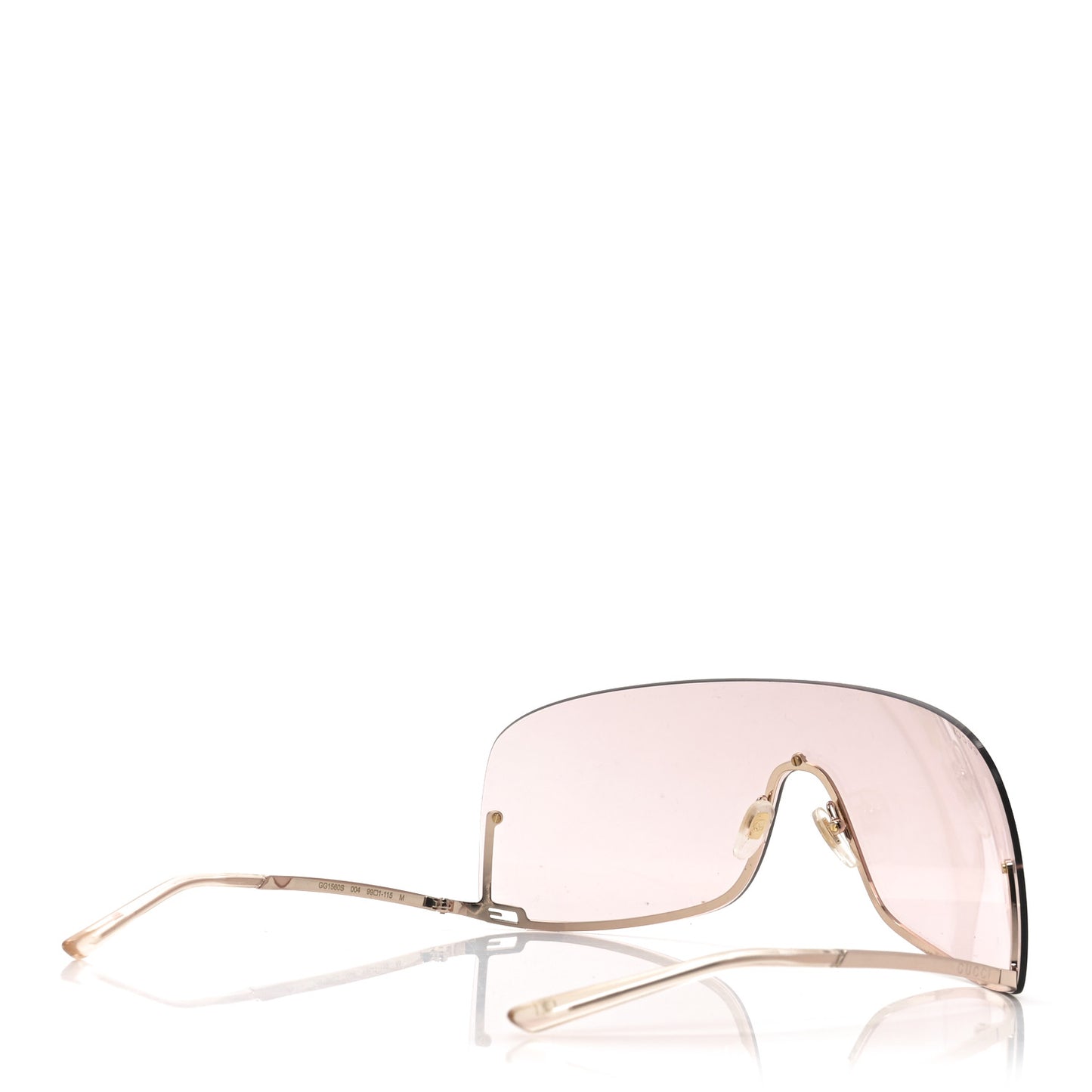 Metal Mask Shaped Frame Sunglasses GG1560S Pink