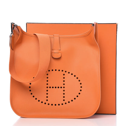 Hermes Epsom Evelyne GM Orange 13 of 13
