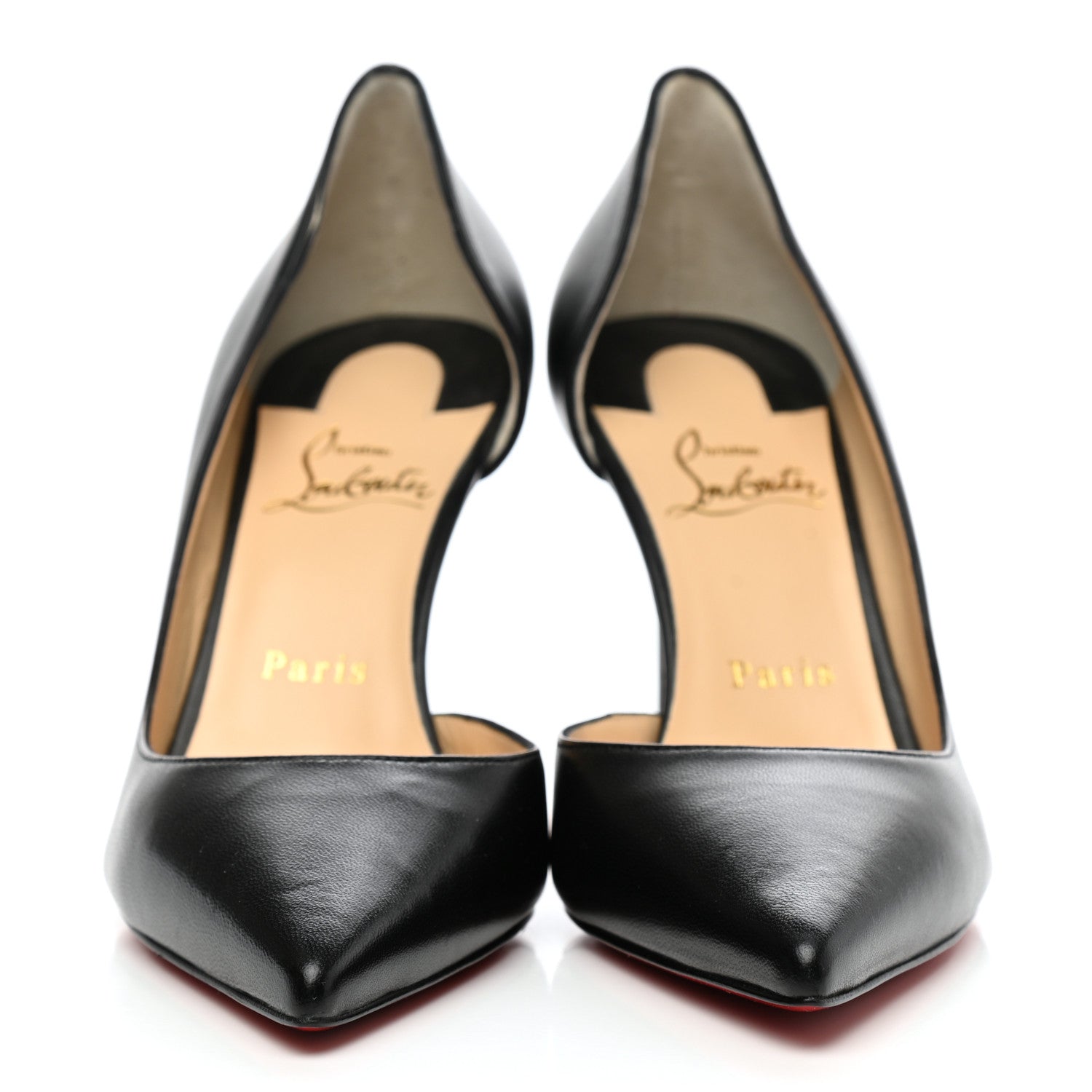 Christian Louboutin Shiny Nappa Iriza 100 Pumps 38 Black 2 of 7