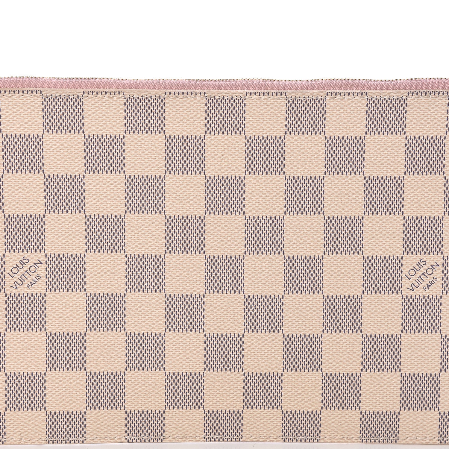 Louis Vuitton Damier Azur Neverfull MM GM Pochette Rose Ballerine 7 of 7