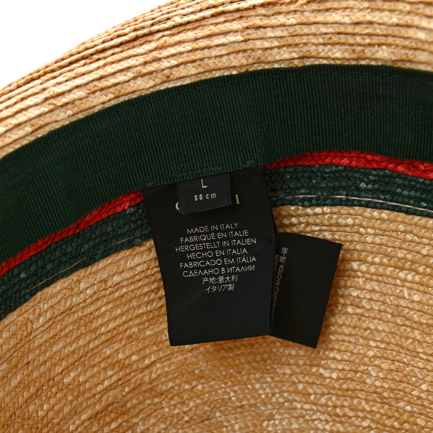 Abaca Straw Web Fedora Hat L