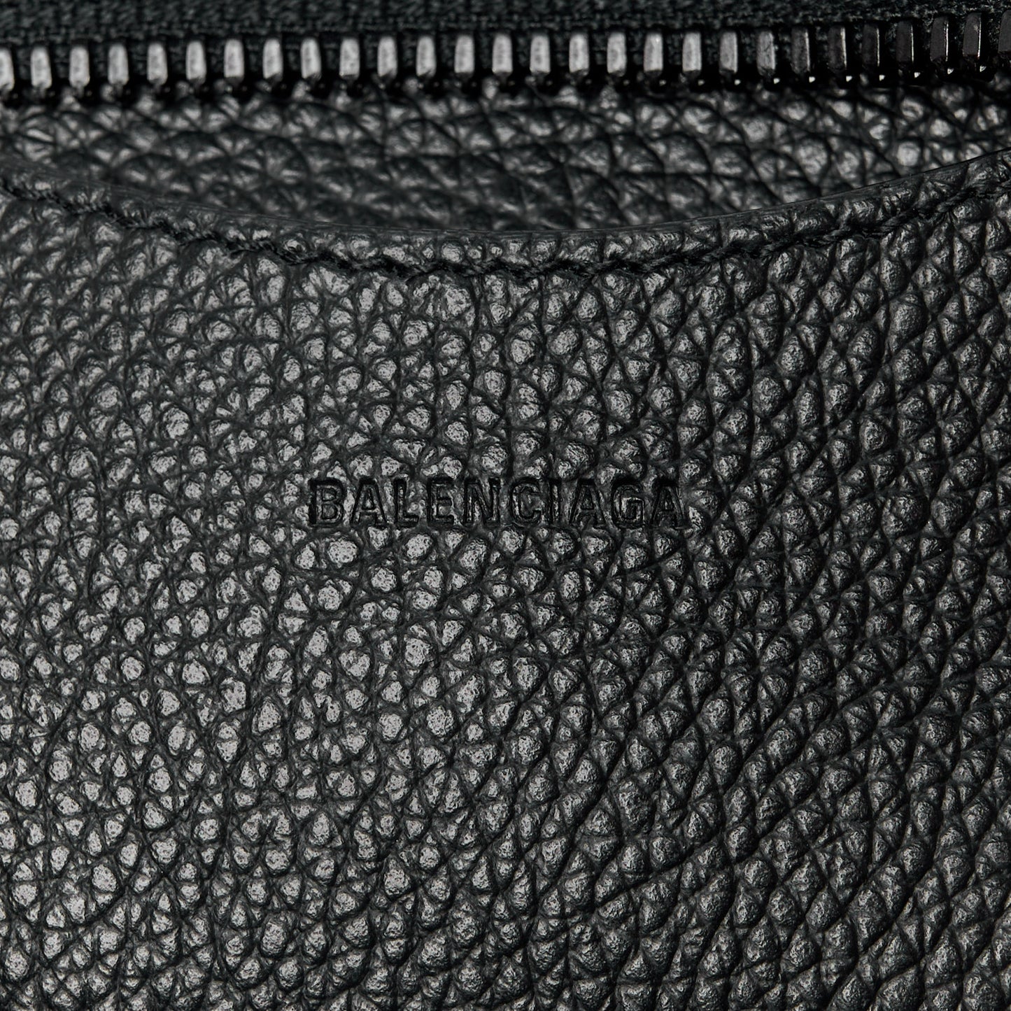 Grained Calfskin Neo Classic Black Hardware Mini City Black